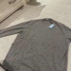 Malo Gray cashmere crewneck Men’s